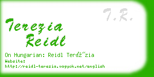 terezia reidl business card